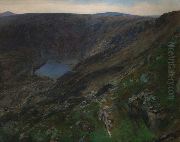 Mountain Lake in the Giant Mountains - view 1