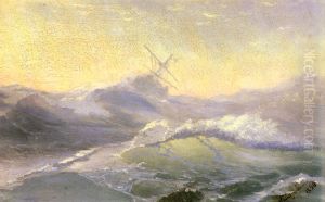 Bracing The Waves by Ivan Aivazovsky