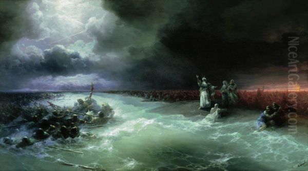 Passage of the Jews through the Red Sea - view 1
