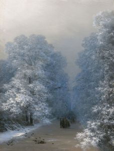 Winter landscape by Ivan Aivazovsky