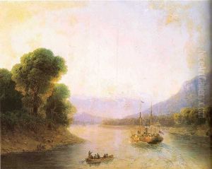 The Rioni River in Georgia.
