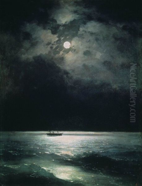 The Black Sea at night - view 1