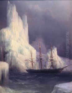 Icebergs in the Atlantic by Ivan Aivazovsky
