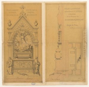 Projet de monument a la memoire de monseigneur Dupanloup dans la cathedrale d'Orleans (1881)