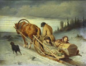 <<Provody pokojnika>> by Vasily Perov