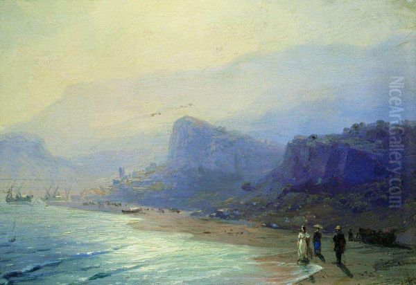 Pushkin and Raevskaya in Gurzuf - view 1