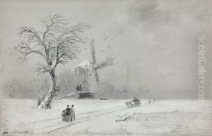 Winter in Ukraine by Ivan Aivazovsky
