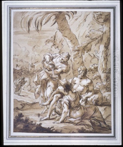 Lot and His Daughters. - view 1