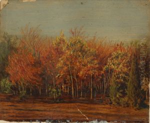 Oil Sketch. by George Leo Frankenstein