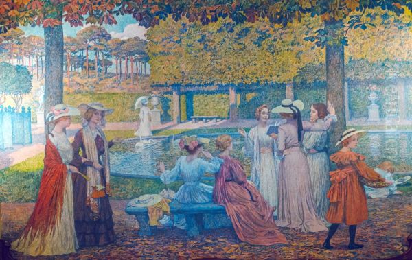 La lecture dans le parc - view 1