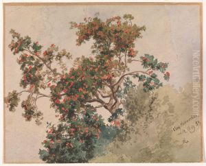 Rognebaertre, Vang by Hans Gude