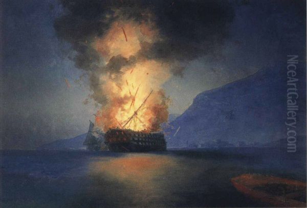 Exploding Ship - view 1