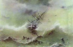 Storm by Ivan Aivazovsky