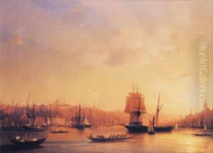 Dusk on the Golden Horn by Ivan Aivazovsky