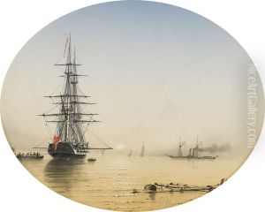 Harbour Scene by Ivan Aivazovsky