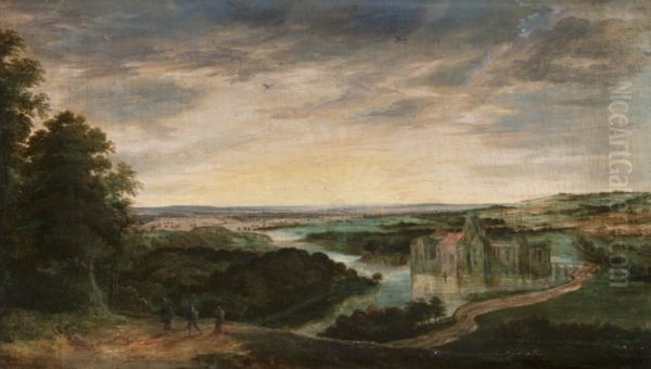 Landscape with a Hawking Party - view 1