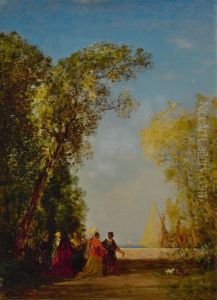 INTERIEUR D'UN JARDIN A VENISE