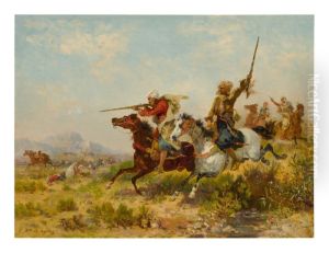 CHARGE DES CAVALIERS ARABES CHARGE DES CAVALIERS ARABES
