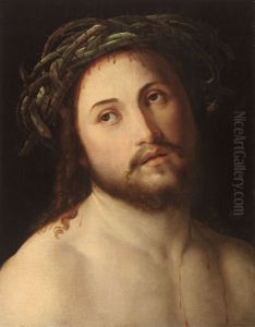 Christ in the crown of thorns.