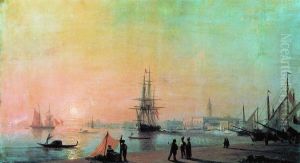 <<Morskoj vid>> by Ivan Aivazovsky