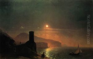 View of Vico near Naples by Ivan Aivazovsky