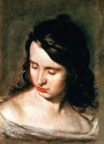 Blind woman. - view 1