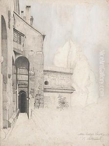 Altes Schlos, Stuttgart by Bernhard Buttersack