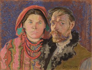 Portrait of the artist and his wife