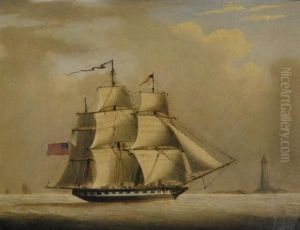 Ship/sloop Peacock by James Buttersworth