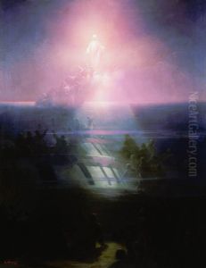 Shipwreck of "Lefort" by Ivan Aivazovsky