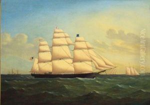 Portrait Of The Clipper Ship by James Buttersworth