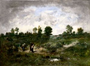 Les Hautes plaines. by Narcisse Virgilio Diaz