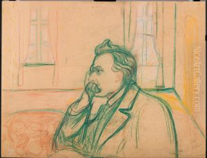 Friedrich Nietzsche by Edvard Munch
