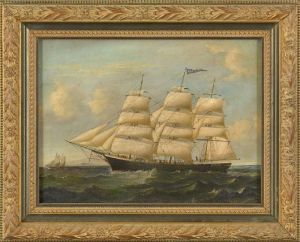 "the Clipper Ship On A Choppy Sea"