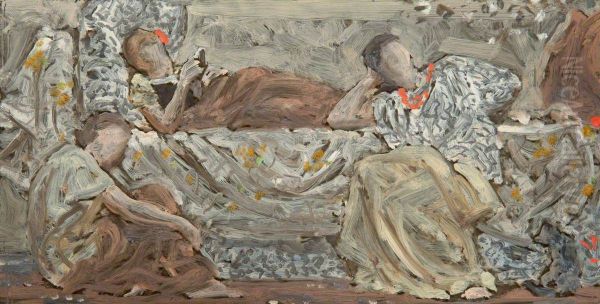 Study for "Reading Aloud" - view 1