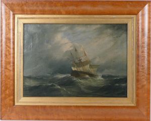 Nocturnal Maritime Scene by James E. Buttersworth