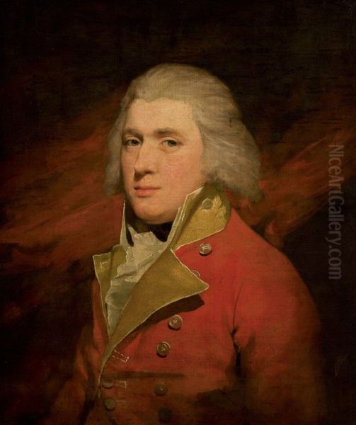 PORTRAIT OF AN OFFICER, HALF-LENGTH, IN UNIFORM - view 1