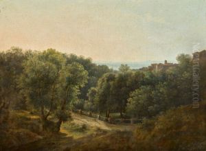 WOODED LANDSCAPE by unknown