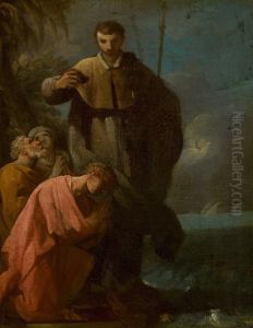 THE BAPTISM OF A SAINT by unknown