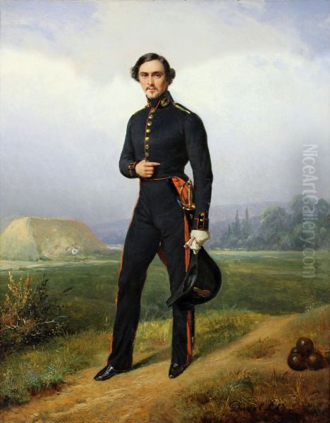 Portrait du baron Alexandre Legros en costume de polytechnicien - view 1