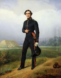 Portrait du baron Alexandre Legros en costume de polytechnicien