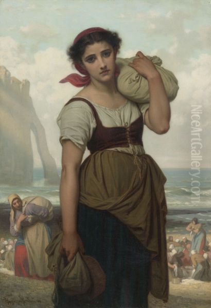 Washerwoman of Etretat - view 1