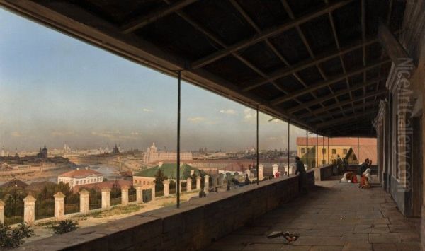 VIEW OF MOSCOW FROM THE CHURCH OF NIKITA THE MARTYR - view 1