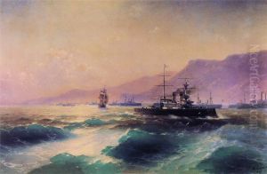 Gunboat off Crete by Ivan Aivazovsky
