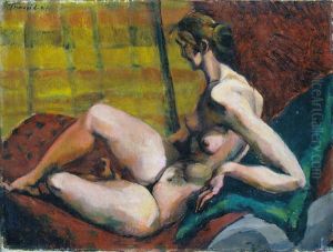 Nude by Lajos Tihanyi