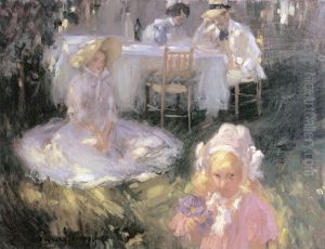 Breakfast in the Open Air by Janos Vaszary