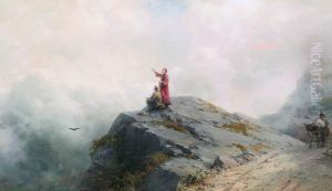 Dante Shows an Artist Some Unusual Clouds by Ivan Aivazovsky