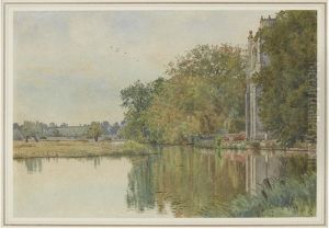 St. James church on the house at hemingford grey, huntingdonshire , 1894 by William Fraser Garden
