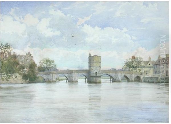 St Ives Bridge, Huntingdon , 1913 - view 1