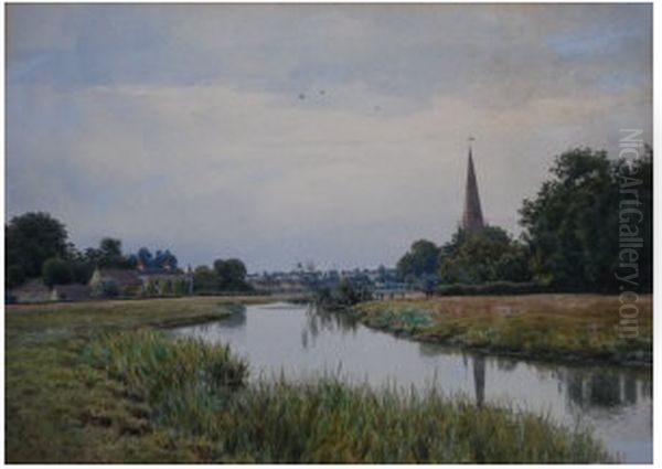 Village by the Ouse , 1891 - view 1